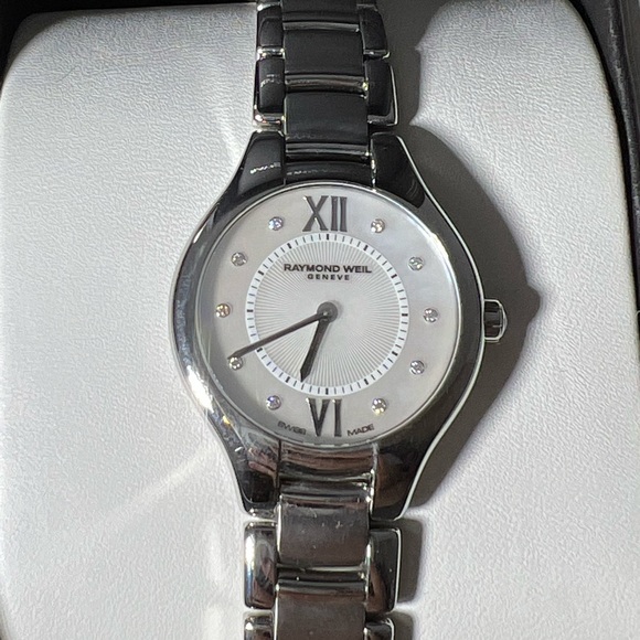 Accessories - Raymond Weil Diamond Dial Noemia 27mm Watch-Brand New! 5127-ST-00985/MSRP $1275